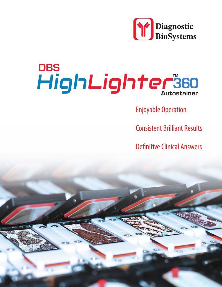 First page of DBS HighLighter 360 Autostainer